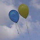 balloons to the sky